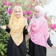 Tudung bawal chiffon marble bidang 60 by hijab galeria