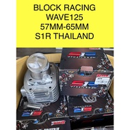 WAVE125 BLOCK RACING 57MM 60MM 63MM 65MM S1R THAILAND FOR WAVE125 WAVE125S