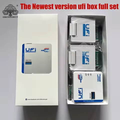 2025 New UFI Box set /Ufi tool Box+ EMMC SOCKET Support FBGA 153/169/162/186/221/254 ful EMMC Servic