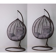 H-Y/ Hanging Basket Single Chlorophytum Bird's Nest Swing Cushion Glider Cushion Rattan Chair Cradle Thickening Chair Cu