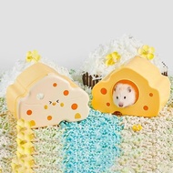 Rumah Hamster Comel, Rumah Chinchilla Magnetik, Rumah Hamster Keju, Tempat Persembunyian Hamster yan