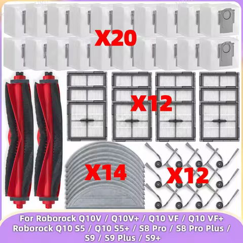 Fit For Roborock Q10 S5 / Q10 S5+ /Q10V/Q10V+/Q10 VF/Q10 VF+/ S8 Pro/S8 Pro Plus/ S9/ S9 Plus/ S9+ B