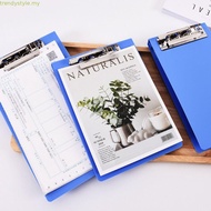 TRENDYSTYLE Clipboard File Box Case A4/A5/A6/B6 Plastic Writing Clipboard File Organizer Finance Off