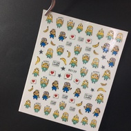 Sticker Code WG, nail sticker, nail decoration