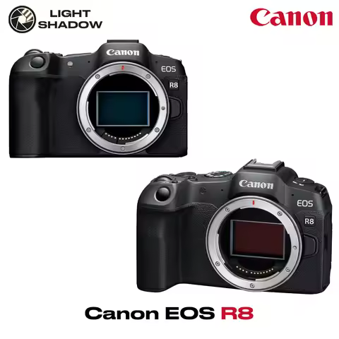 Canon EOS R8 Full-Frame Mirrorless Camera – 24.2MP, 4K60p, 6K Oversampling, Compact & Lightweight