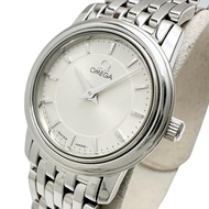 OMEGA)/ Omega 4570.31 De Ville Prestige 女士腕錶，不鏽鋼石英機芯，銀色錶盤/銀色錶帶 [二手]