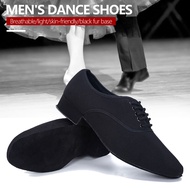 【Worth-Buy】 Professional Men's Latin Ballroom Dance Shoes Canvas Latin Salsa Shoes Heel Tango Ballro