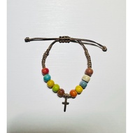 8mm ceramic rosary, Catholic bracelet, rosary, Catholic gift