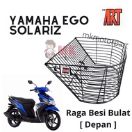 (F) Bakul Raga BESI BULAT DEPAN / FRONT Iron Wire Basket Yamaha Ego SOLARIZ