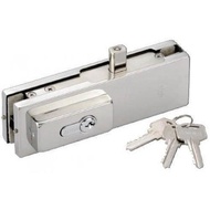 FRAMELESS GLASS DOOR LOCK US10 COMPLETE CYLINDER KUNCI PINTU KACA US10 - MAHANA SHOP