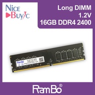Rambo - 16GB Long DIMM DDR4-2400 1.2V 電腦記憶體 內存條 for PC Desktop 電腦內存