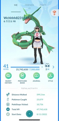 Pokémon go41級藍隊帳號acc