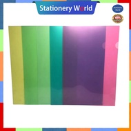 ASTAR A4 L SHAPE HOLDER FILE / SEMI TRANSPARENCY COLOUR / L SHAPE FILE (E310)