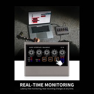 Professional Audio Mixer USB Audio Interface Sound Card DJ Equipment Recording Studio Electric Guita