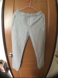 Adidas 灰色棉褲 縮口褲