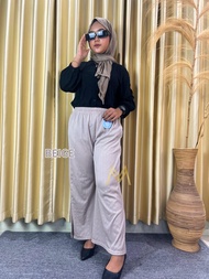 KULOT SERUT BELAH CONDRU TERBARU/CELANA WANITA KULOT KNIT CONDRU JUMBO