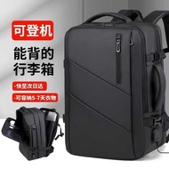 Backpack Men's Business Backpack Expandable Large Capacity Business Travel Luggage Bag 54cm Laptop C