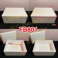 FB801【Ready Stock 】XXS Mini Polystyrene foam box /fish box/ ice box/ gabus / 保丽龙 betta fish / frozen