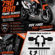 FRAME SLIDER KTM DUKE790 DUKE890 BRAND EVOTECH 2018-2026