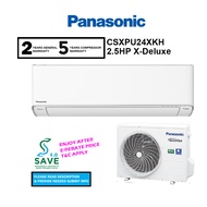 (SAVE 4.0) Panasonic 2.5HP X-Deluxe Inverter Air Cond CSXPU24XKH Air Conditioner CS-XPU24XKH-1