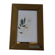 4R Gold Flat Photo Glass and Certificate Frame (16x21cm)