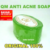 Sabun Wajah QM HIJAU | QM ANTI ACNE Soap 60gram BPOM | SABUN QM ANTI ACNE | SABUN QM | QM