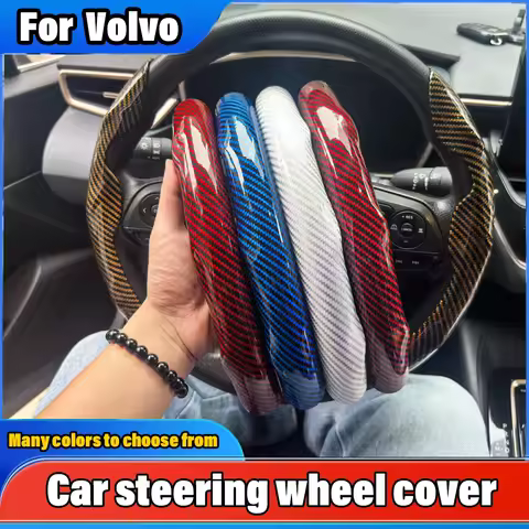 Car Steering Wheel Cover For volvo v40 v50 v60 V70 S40 S60 S80 S90 xc40 xc60 xc70 xc90 C30 C40 940 9