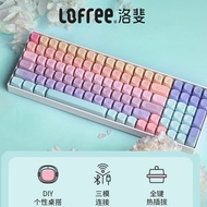 LOFREE LOFREE Marshmallow Mechanical Keyboard 100-Key Wireless Bluetooth Connection Office Three-Mod