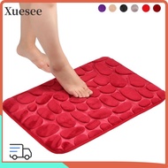 XUESEE 40*60cm Bath Mat Floor Soft Feet Pad Pebbles Doormat