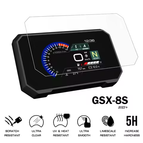 2023 GSX-8S GSX 8S Dashboard Screen Protector Film Motorcycle Instrument Protective For Suzuki GSX 8