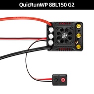 HOBBYWING QuicRun WP 8BL150 G2 Brushless ESC 3-6S 150A with LCD LED Program Card for 1/8 Scale RC Mo