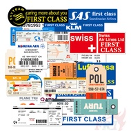 30Pcs/Set ❉ Airlines Flight Series 03 - Airline Company Tickets Air Boarding Pass Tickets Stickers ❉