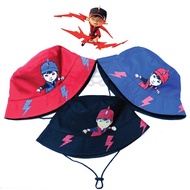 Boboiboy bucket Hat / Child bucket Hat Strap / boboiboy Lightning Hat / boboboy Boy Hat