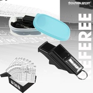 HRS Titanium Referee Whistle Version with Carrying Case, Strap, Hand Brace, Whistle Cushion for Refe