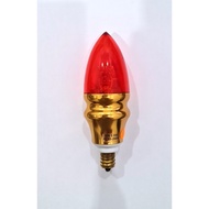 WES LED Candle Bulb E12 3w Red Super Bright Heavy Duty