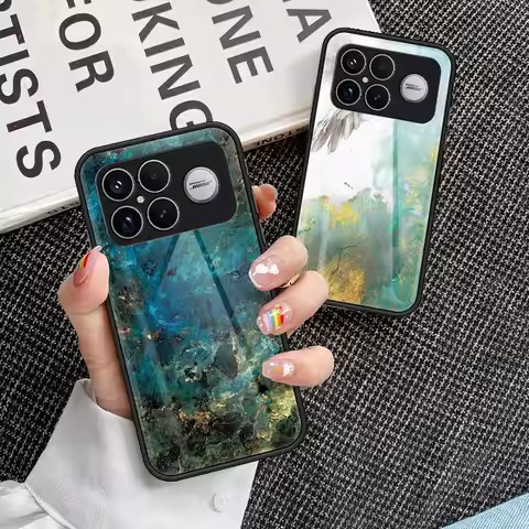 Tempered Glass Case for Poco F8 Ultra f8 pro POCO F7 Ultra F7 X7 Pro F6 Pro M6 X6 F5 Pro POCO C85 C7