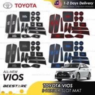 TOYOTA All New VIOS 2023 - 2025 Slot Mat Interior Accessories 2024 AC100 NGC102 Aksesori Kereta Yari