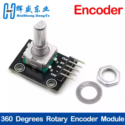 KY-040 360 Degrees Rotary Encoder Switch Module Brick Sensor Switch Development KY040 Potentiometer 