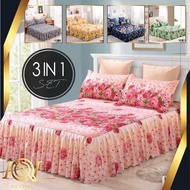 【Hot deals】 ✡HOT ITEM CADAR BEROPOL PROYU (3 IN1) KING - QUEEN CLASSIC BEDSHEET AVAILABLE - SHIP SAME DAY♚