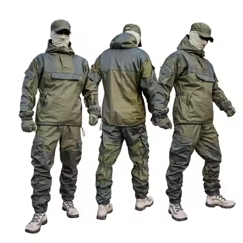 GORKA 4 Tactical Camou Mountain Uniform Set Working Clothing Outdoor Airsoft Paintball CS Gear Train