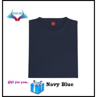T-Shirt Sport Round Neck JERSEY ~ OREN SPORT ~ QD04 Navy Blue
