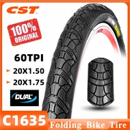 CST Zeppelin 20inch 20x1.5 20x1.75 Folding Bike Tire 40-406 47-406 Bicycle Tire 1.5/1.75 BMX 406 Sma