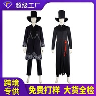 K-POP Star Hunter Costume Demon Boys Black Printed Demon Costume Character Stage Performance C Costu