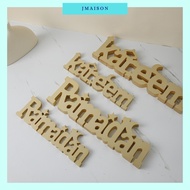 JMAISON Raya Decoration 2024 Alphabet Ramadan Decoration Golden Nordic Ramadan Deko Hiasan Raya Eid 