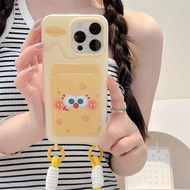 Monster Cheese Latest Card Holder For Soft Case hp Vivo Y29 5G Y19S Pro V40 Lite 5G Y35 Y36 4G 5G Y2