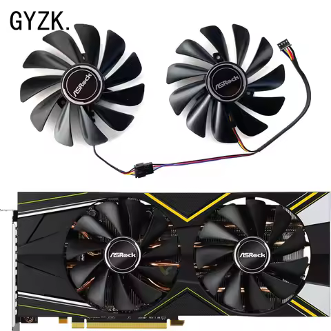 CF1010U12S For ASROCK RX5700 5700XT Challenger Graphics Card Replacement Fan