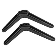 Universal TV Stand Legs Impact Proof Plastic Feet with Mounting Hardware Fits 32-55 Inch Screens Sup