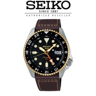 [Official Warranty] Seiko SSK036K1 Men's Leather Strap Watch 42.50mm Jam Tangan Lelaki Automatic Wat