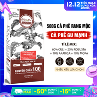 500g Cà phê Gu Mạnh cafe nguyên chất rang mộc khẩu vị đậm mạnh thơm hậu ngọt Kalacoffee