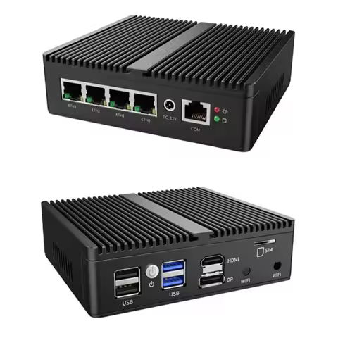 G31-N100 DDR5 Soft Router NVME SSD Industrial Fanless Mini PC 4x2.5G I226 LAN OPNsense Firewall VPN 